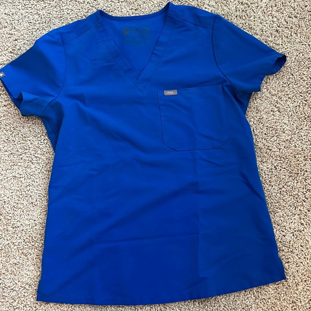 Royal blue Figs Catarina top XS
